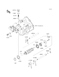 Gear Change Drum/Shift Fork(S)