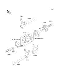 Gear Change Drum/Shift Fork(S)