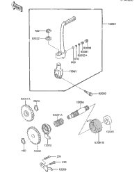 Kickstarter Mechanism ('85 Kx80-E3)