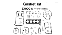 Gasket Kit Zx900-A (-E/No. 030893)