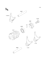 Gear Change Drum/Shift Fork(S)
