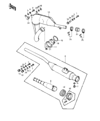 Muffler ('80-'81 A7/A8)