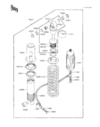 Shock Absorber ('83 Kx250-C1)