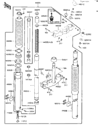 Front Fork ('84 Kx250-C2)