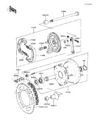 Rear Hub/Brake/Chain