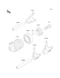 Gear Change Drum/Shift Fork(S)