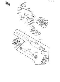 Muffler ('82-'83 Ke175-D4/D5)