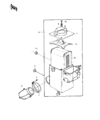 Air Cleaner ('80-'81 A7/A8)