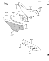 Side Covers/Chain Cover (Zx600-A1)