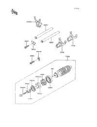 Gear Change Drum/Shift Fork(S)
