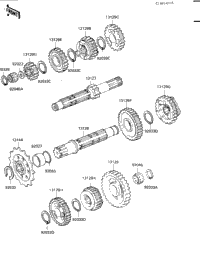 Transmission ('84 Kx250-C2)