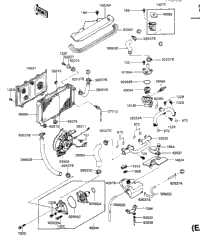 Radiator/Fan/Water Pump (E/No. 029801-)