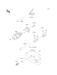 Gear Change Drum/Shift Fork(S)