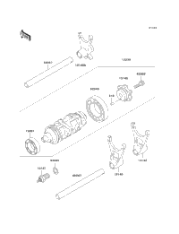 Gear Change Drum/Shift Fork(S)