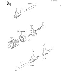 Gear Change Drum & Forks