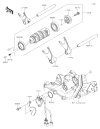 Gear Change Drum/Shift Fork(S)