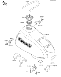 Fuel Tank ('85 Kx80-E3)