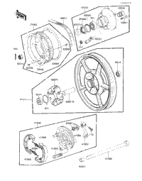 Rear Wheel/Hub/Brake/Belt