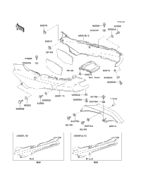 Side Covers/Chain Cover (Zx1100-E2/E3)