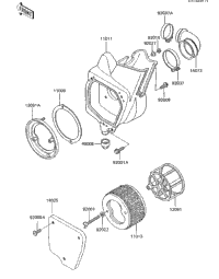 Air Cleaner ('85 Kx80-E3)