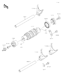 Gear Change Drum/Shift Fork(S)