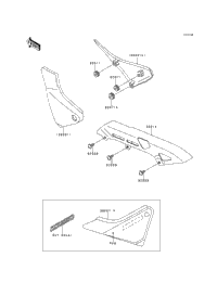 Side Cover/Chain Case (Zr550-B4)