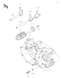 Gear Change Drum/Shift Fork(S)