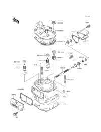 Cylinder Head/Cylinder (Kx125-H2)
