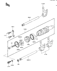 Gear Change Drum & Forks