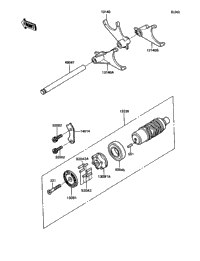 Change Drum/Shift Fork
