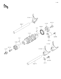 Gear Change Drum/Shift Fork(S)