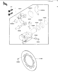 Front Brake ('84 Kx250-C2)