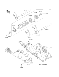 Gear Change Drum/Shift Fork(S)