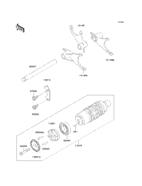 Gear Change Drum/Shift Fork(S)