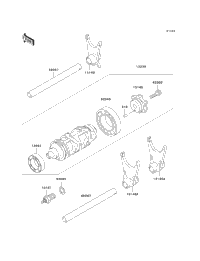 Gear Change Drum/Shift Fork(S)