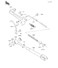 Brake Pedal/Torque Link (Kx125-B1)