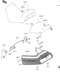 Seat/Seat Cover (Zx600-A1)