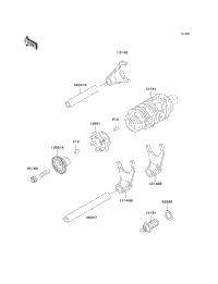 Gear Change Drum/Shift Fork(S)