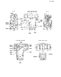 Crankcase Bolt & Stud Pattern ('82-'83 C