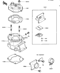Cylinder Head/Cylinder/Reed Valve
