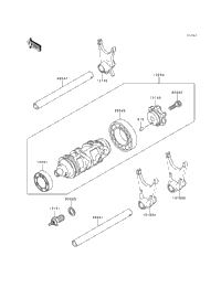 Gear Change Drum/Shift Fork(S)