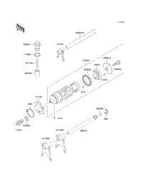 Gear Change Drum/Shift Fork(S)