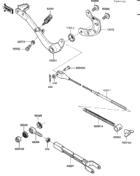 Brake Pedal/Torque Link ('84 A2)