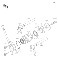 Gear Change Drum/Shift Fork(S)