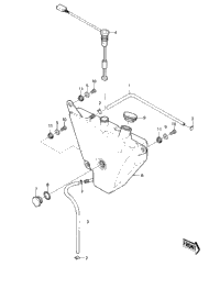 Oil Tank ('80-'81 Ke175-D2/D3)