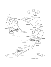 Decals (Green/Black)(Zx600-J3)