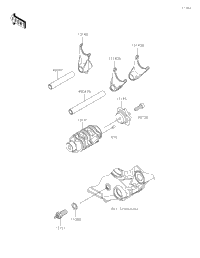 Gear Change Drum/Shift Fork(S)