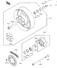 Rear Wheel/Hub/Chain