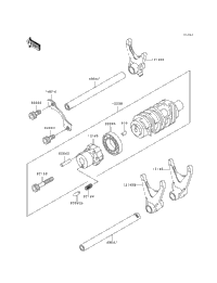 Gear Change Drum/Shift Fork(S)