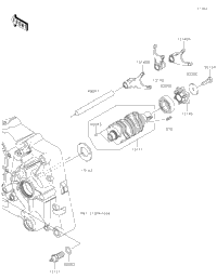Gear Change Drum/Shift Fork(S)